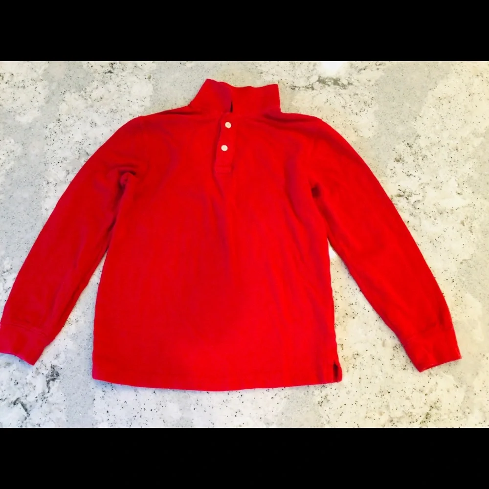 Gap Kids uniform long-sleeve polo shirt - Picture 1 of 4